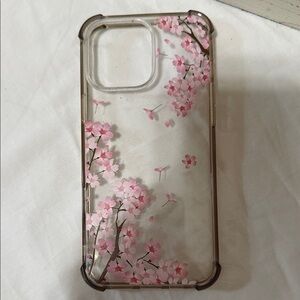 Clear Pink Cherry Blossom Phone Case - Unbranded
Fits iPhone 16 pro max
